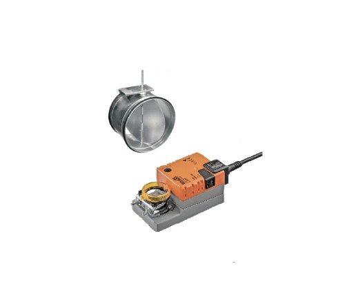AGUJ-M-315 + LM24 klapka so servopohonom bez vratnej pružiny