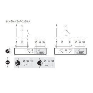 AGUJ-M-355 + LM24 klapka so servopohonom bez vratnej pružiny - LM schéma zapojenia