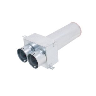 KLO-2x75/P-125-OC koncový box priamy pre tanierový ventil