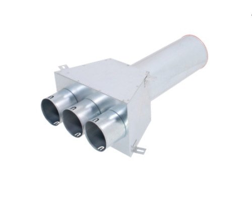 KLO-3x75/P-125-OC koncový box priamy pre tanierový ventil