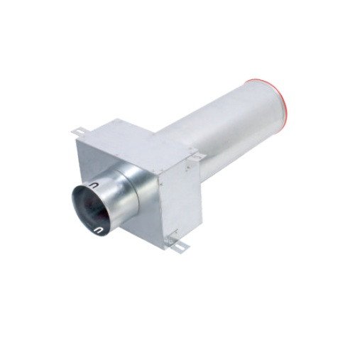 KLO-1x90/P-125-OC koncový box priamy pre tanierový ventil