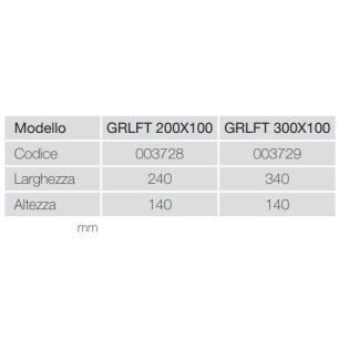 GRLFT 300x100 výustka pre distribučný box - tab